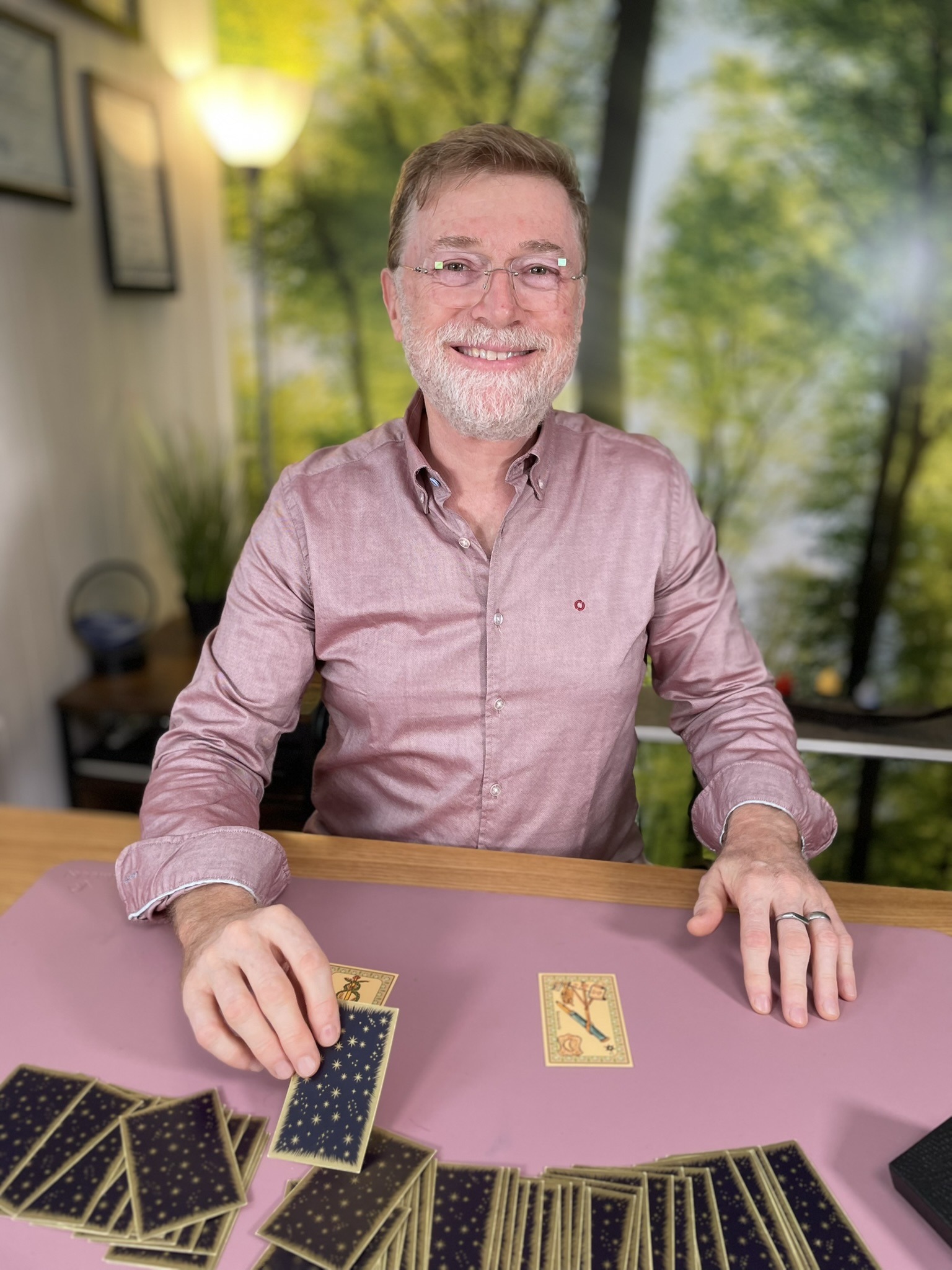 François BELLUE lors d’un tirage de l’Oracle Belline